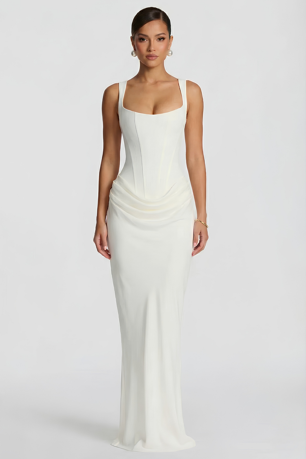 Laura Long Bustier Dress