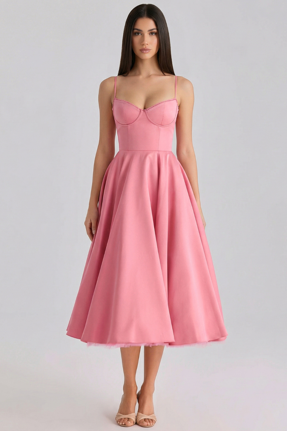 Cloe Midi Dress - Double Layer