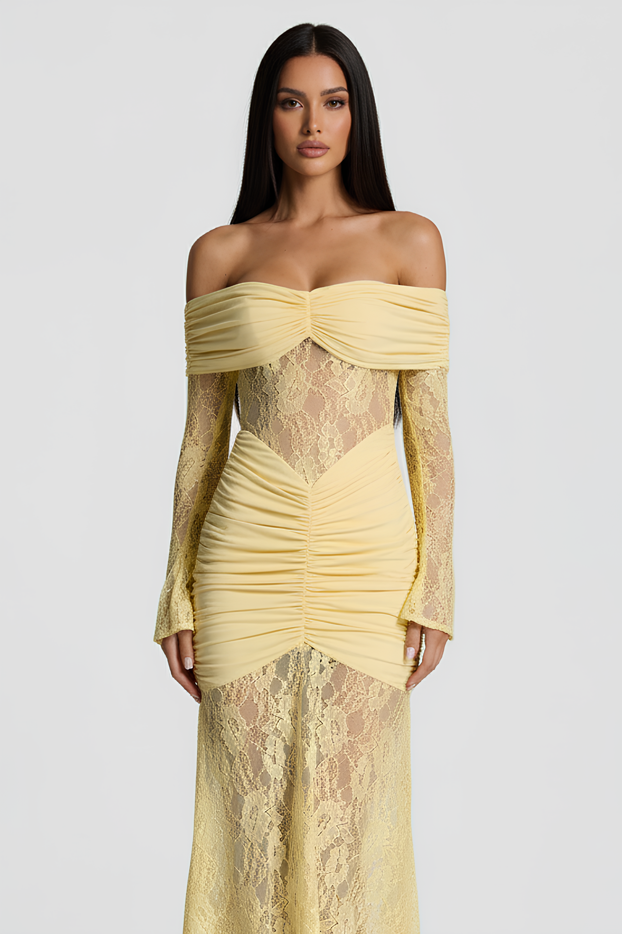 Karla Long Lace Dress