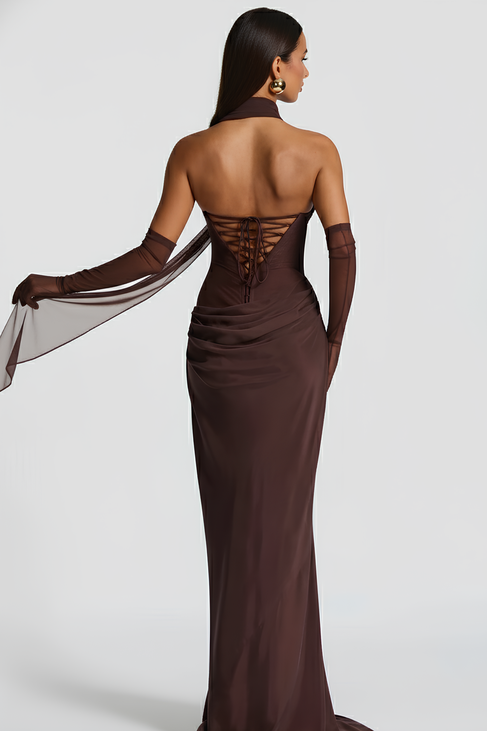 Alessia Long Bustier Dress