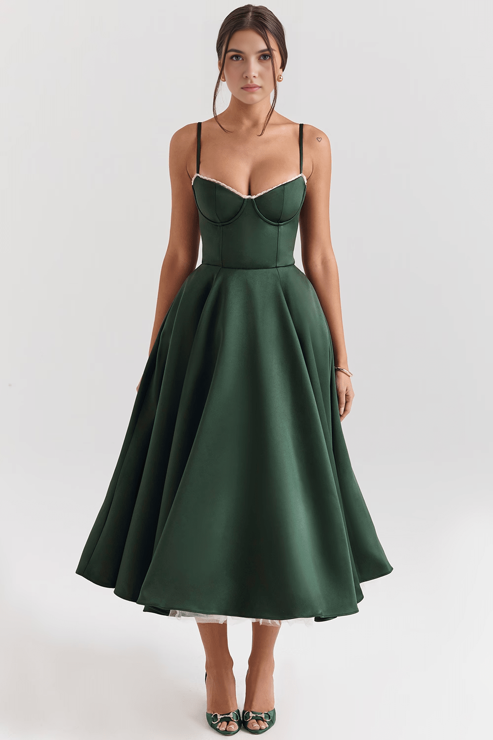Cloe Midi Dress - Double Layer