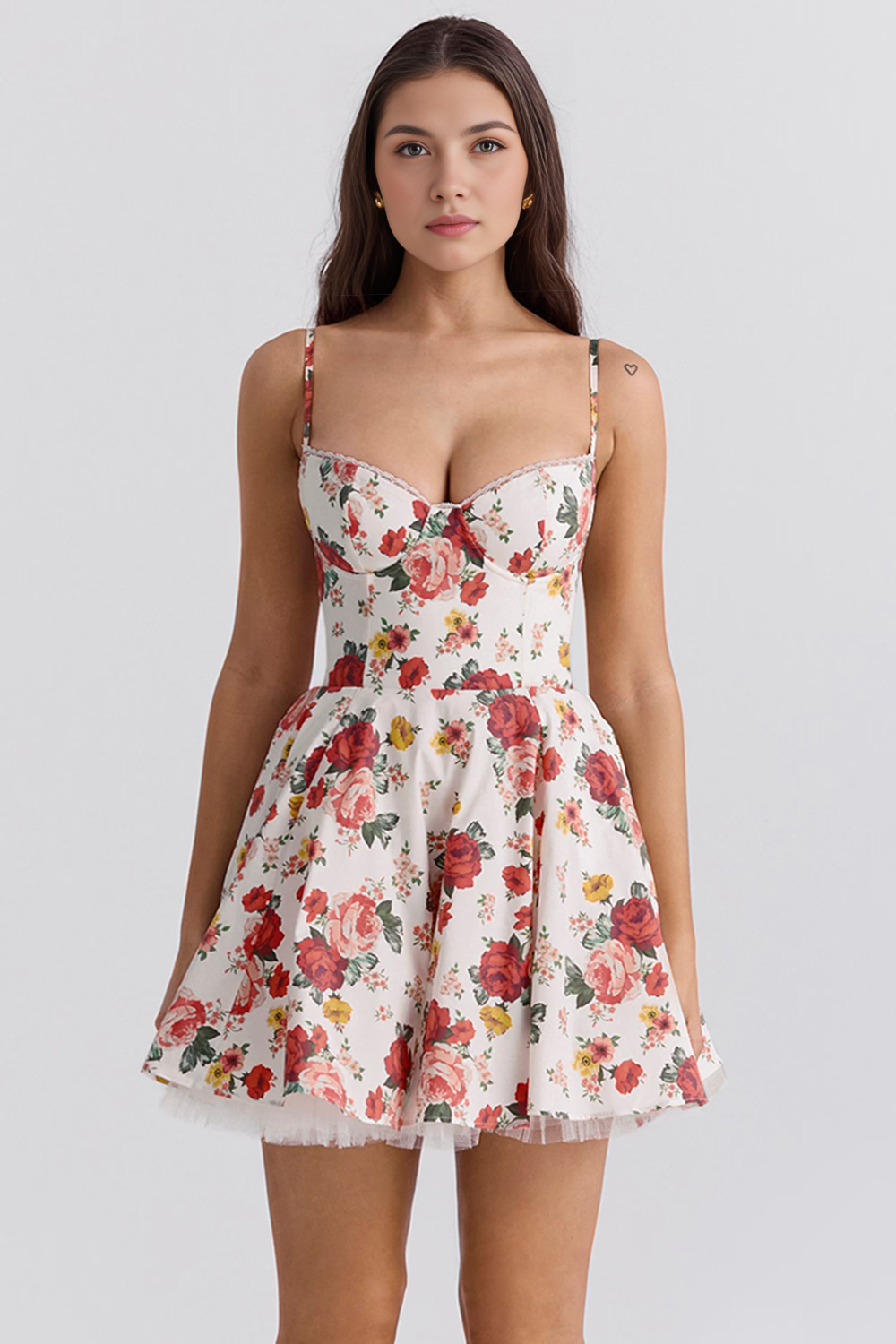 Cloe Short Dress - Double Layer