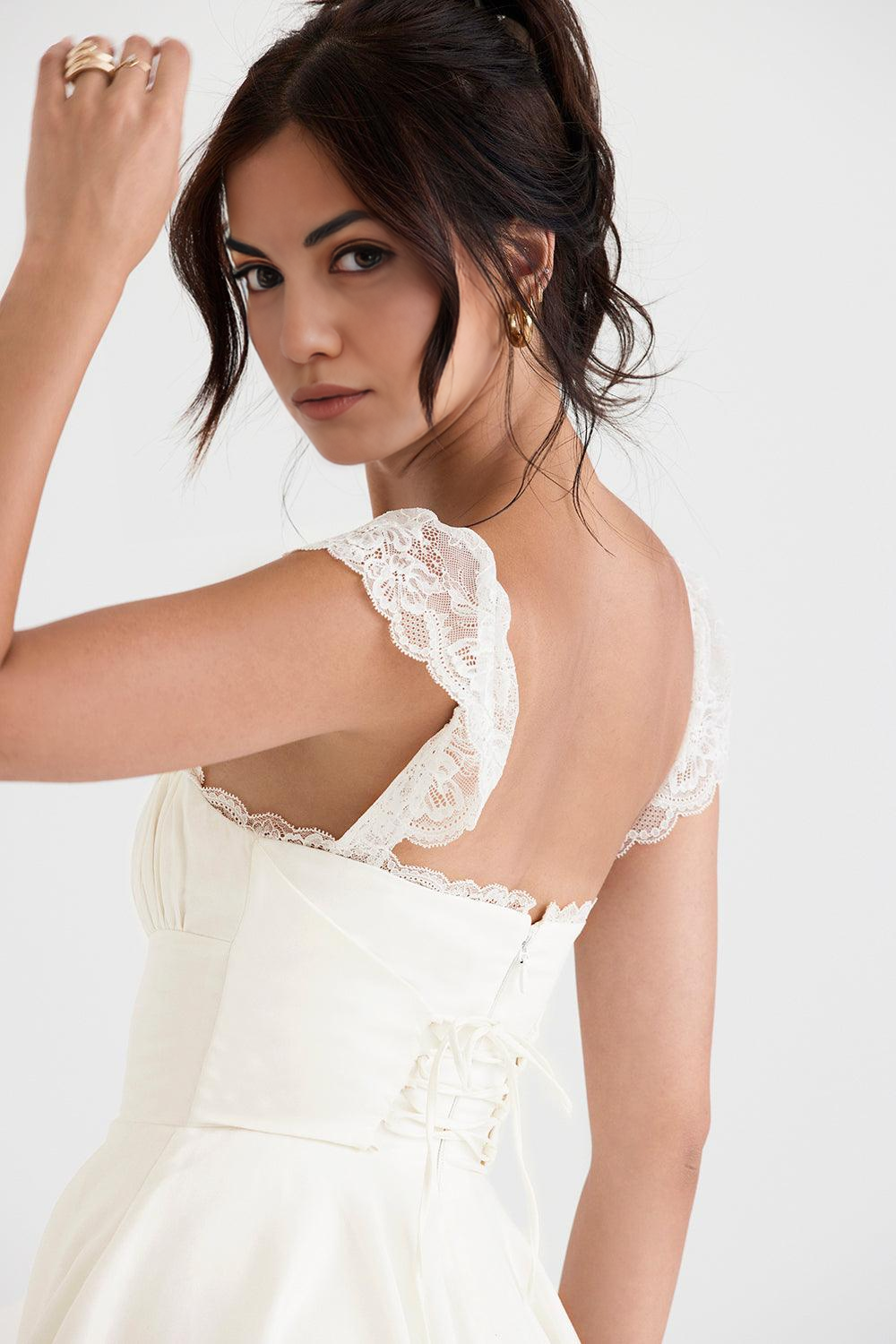 Jasmine Lace Bustier Dress