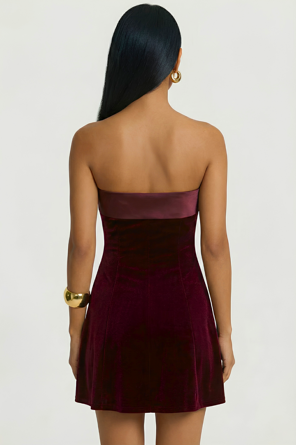 Renata Short Velvet Dress
