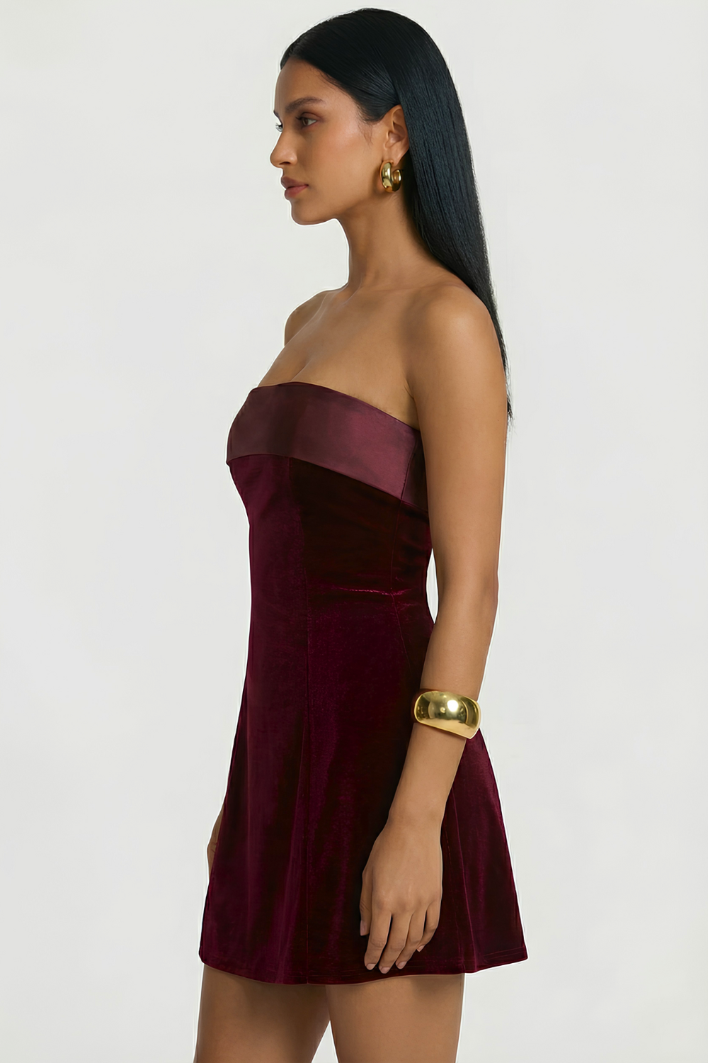 Renata Short Velvet Dress