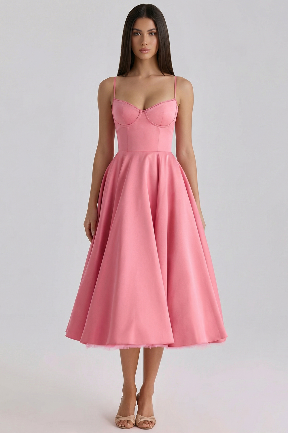 Cloe Midi Dress - Double Layer
