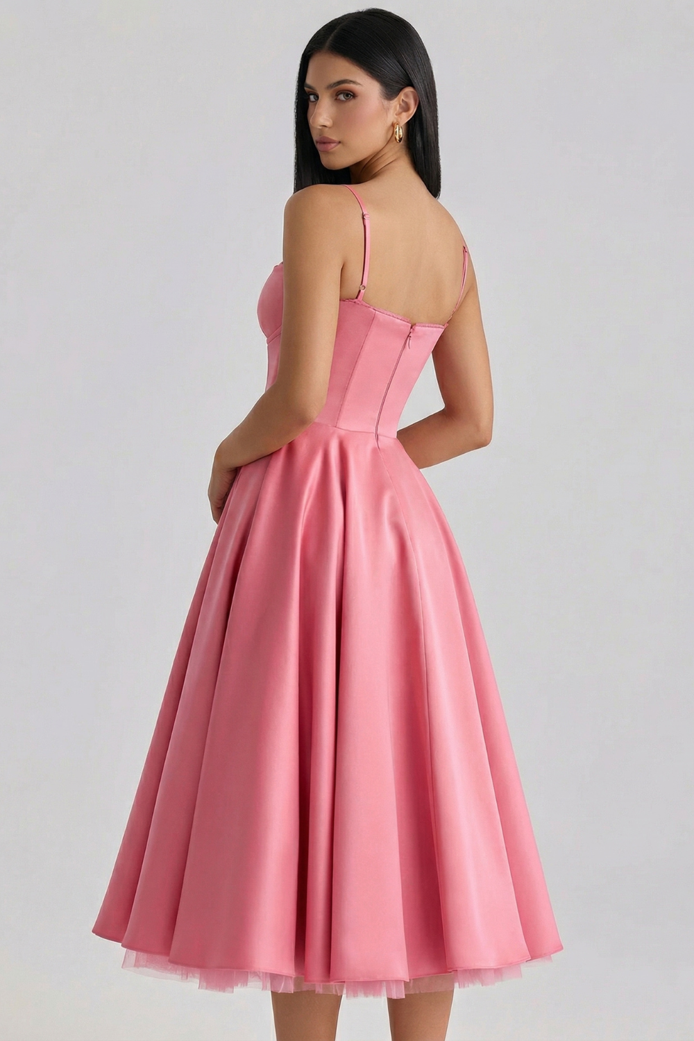 Cloe Midi Dress - Double Layer