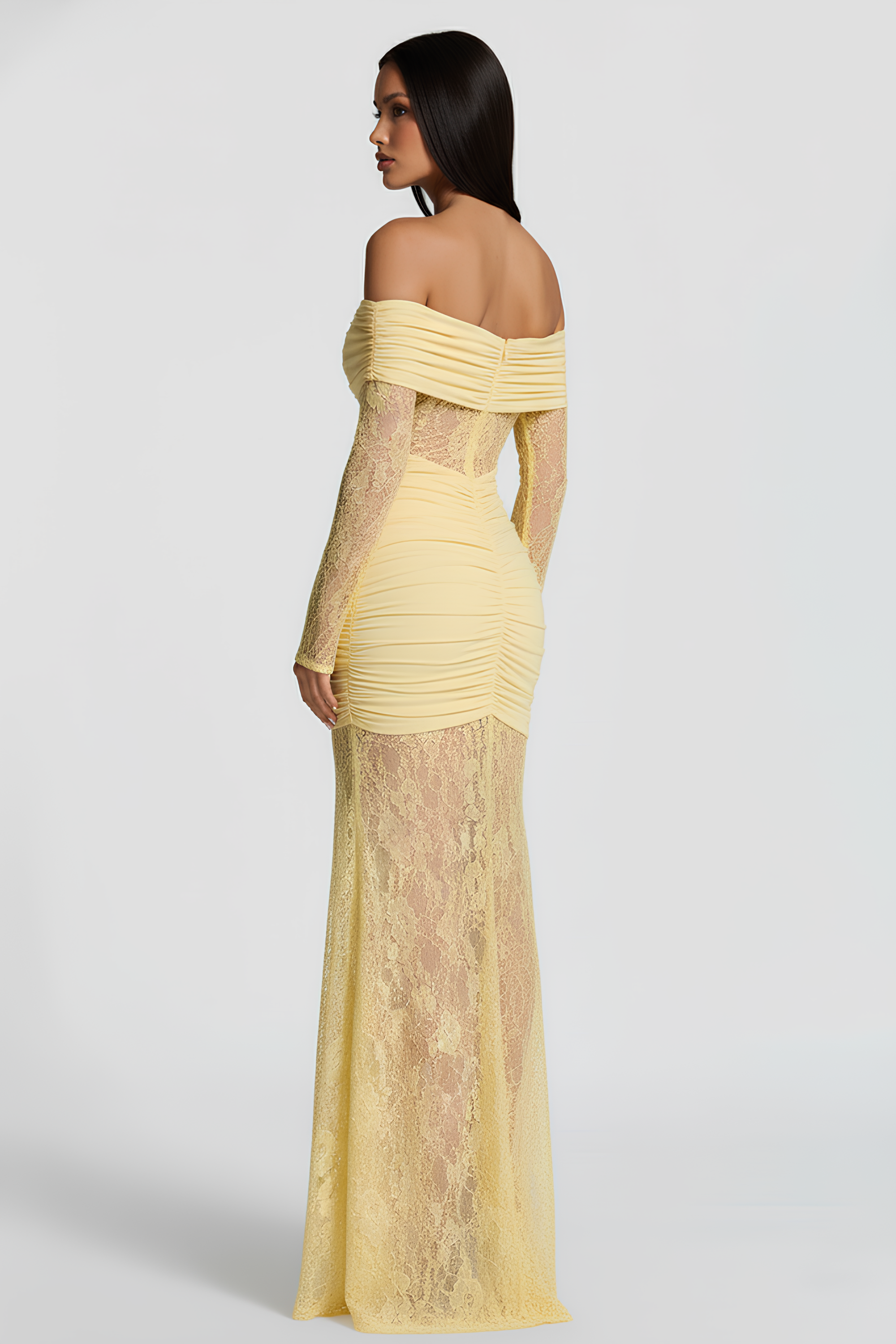 Karla Long Lace Dress