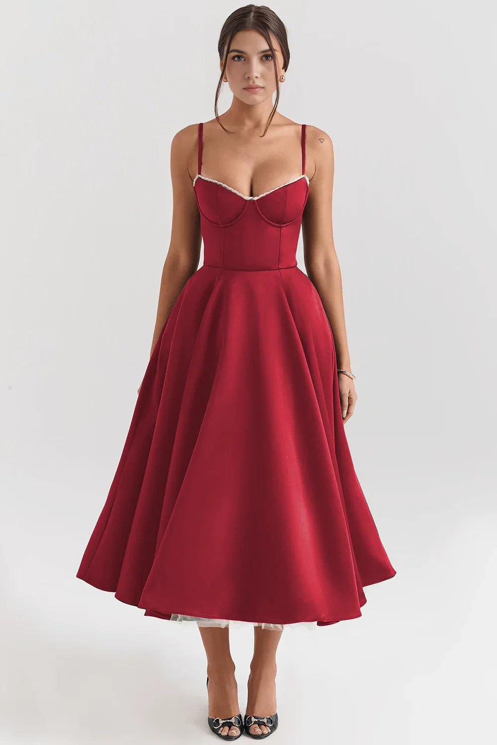 Sophia Midi Dress - Double Layer