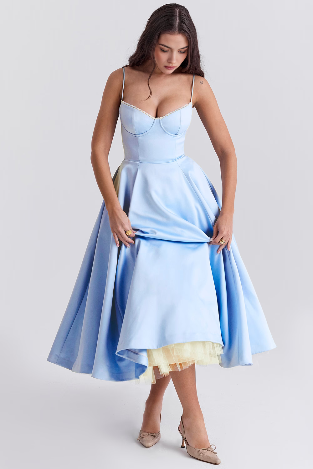 Sophia Midi Dress - Double Layer