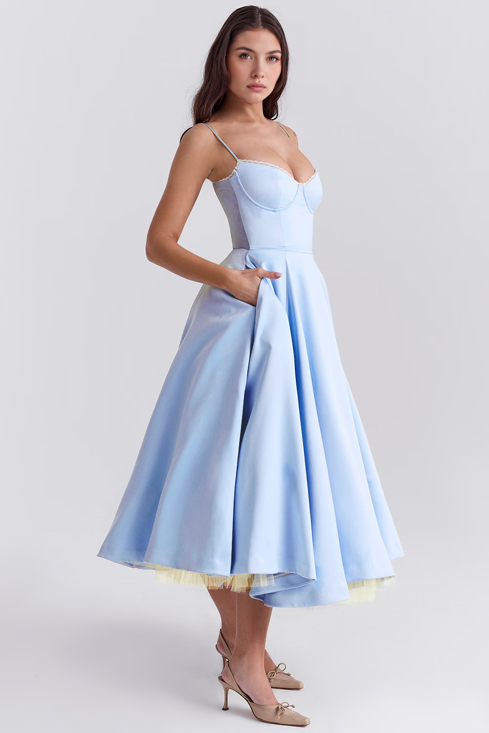 Sophia Midi Dress - Double Layer