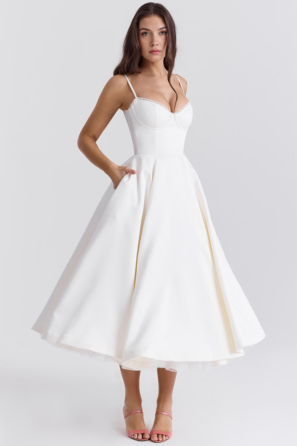 Sophia Midi Dress - Double Layer