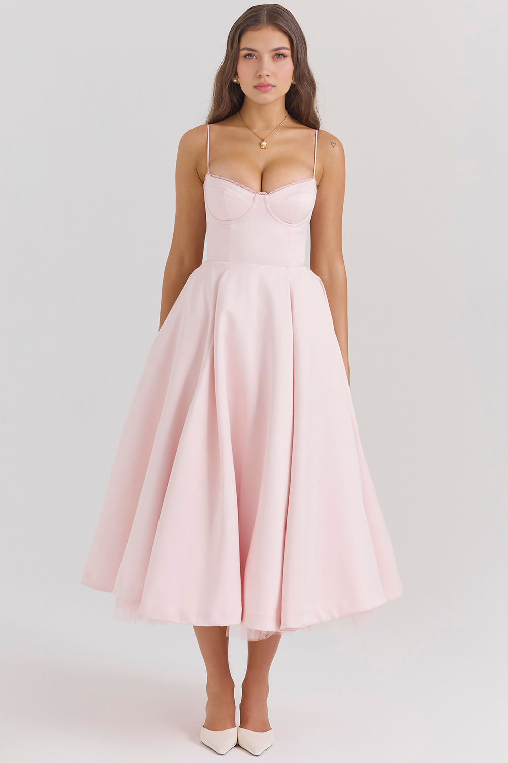 Cloe Midi Dress - Double Layer