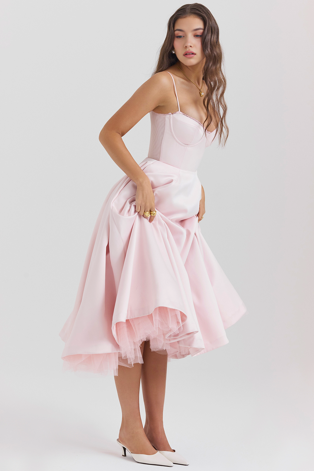 Cloe Midi Dress - Double Layer