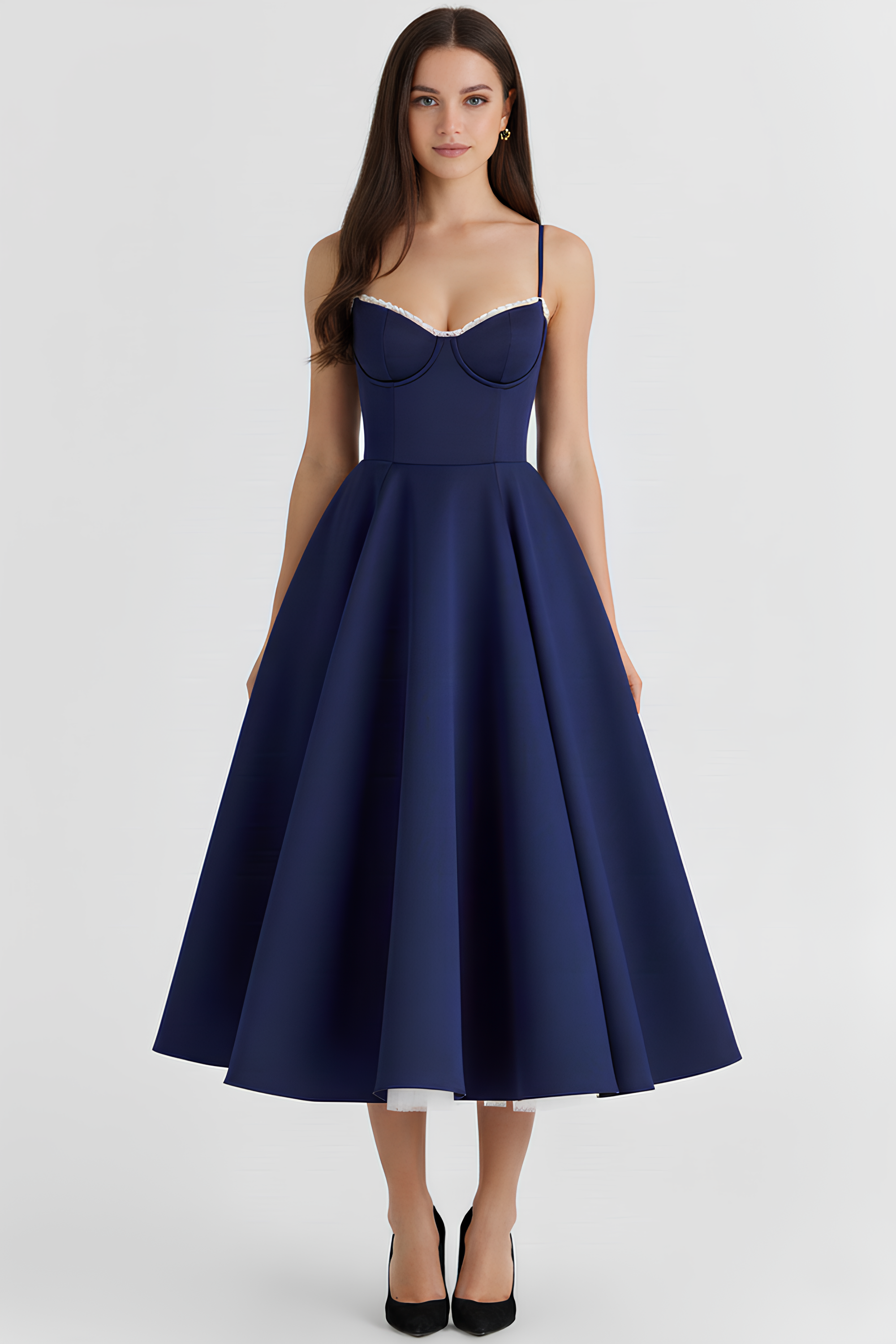 Cloe Midi Dress - Double Layer