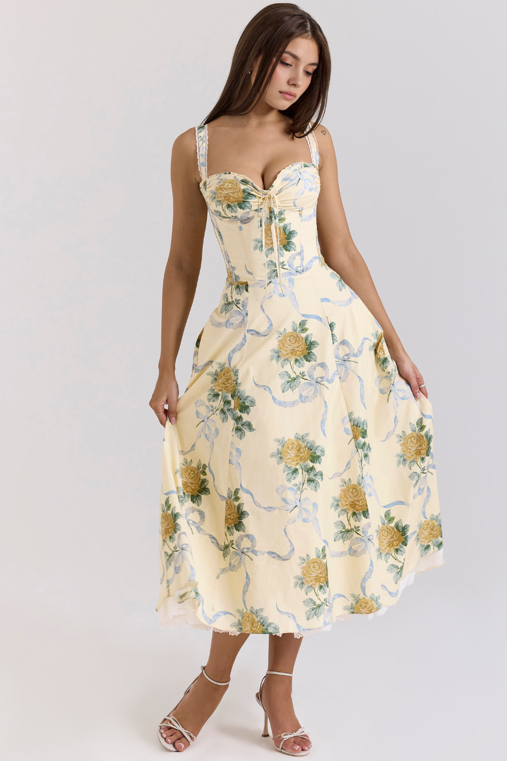 Valentina Lace Bustier Dress