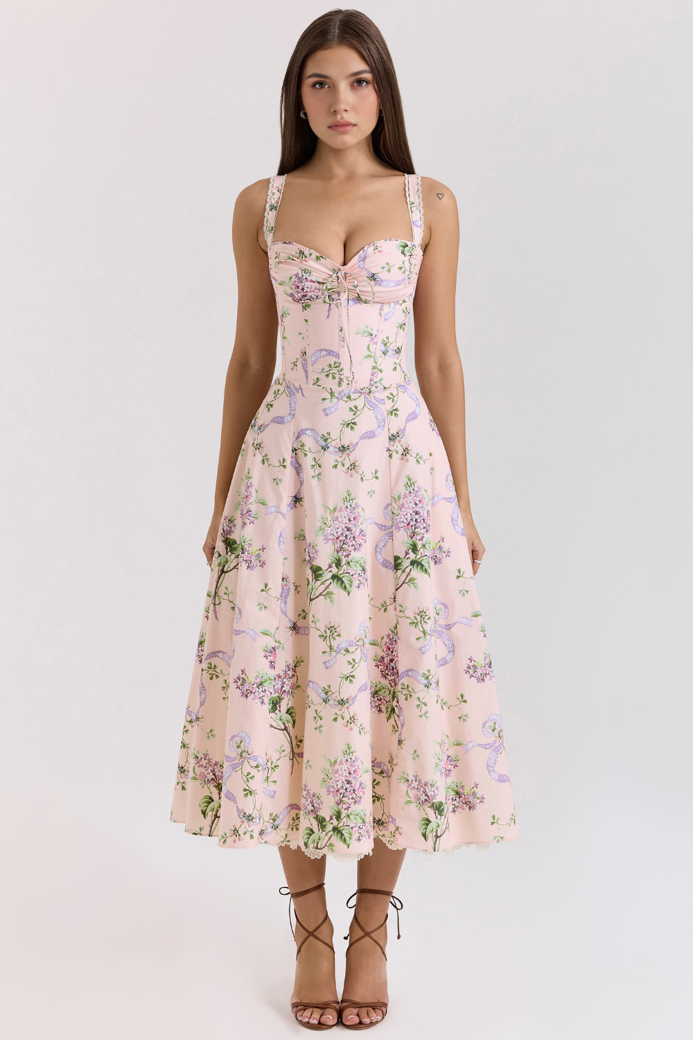 Valentina Lace Bustier Dress