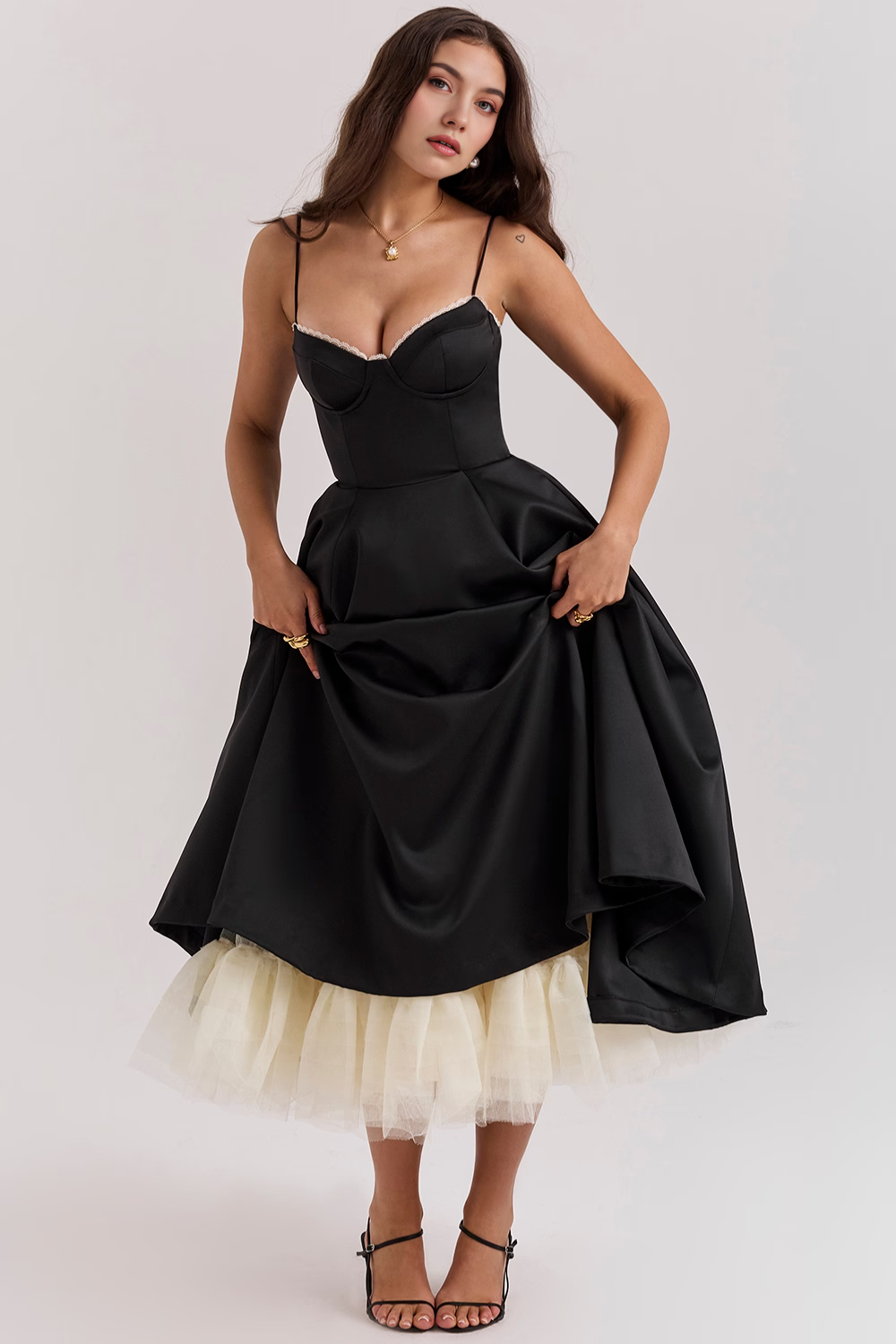 Sophia Midi Dress - Double Layer
