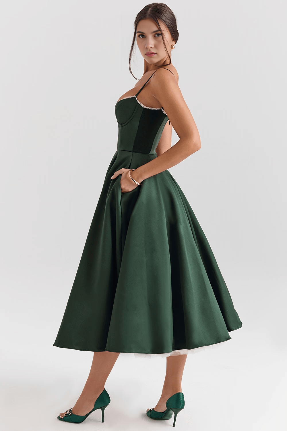 Cloe Midi Dress - Double Layer